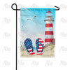 Barefoot At The Beach Double Sided Garden Flag