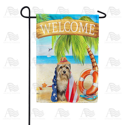 Dog Paddle Winner Double Sided Garden Flag