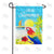 Hello Summer Macaw Double Sided Garden Flag