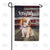 Flag Waving Puppy Double Sided Garden Flag
