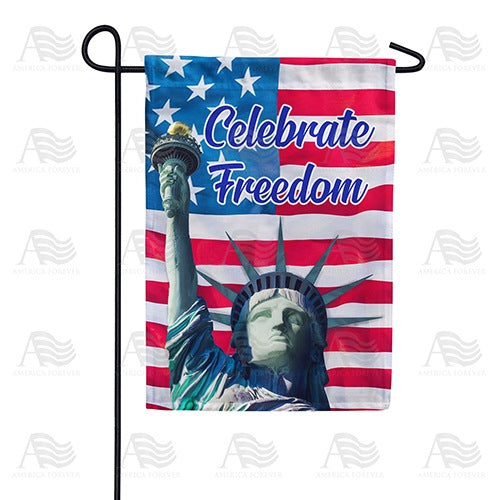 America - Land Of Freedom Double Sided Garden Flag