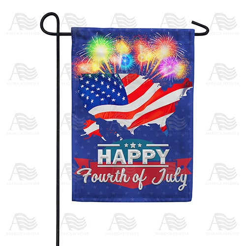 America's Birthday Double Sided Garden Flag