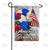 Patriotic Roses Double Sided Garden Flag