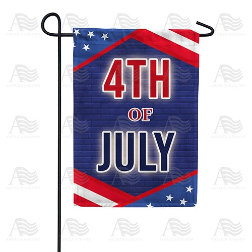 4th Of July Double Sided Garden Flag