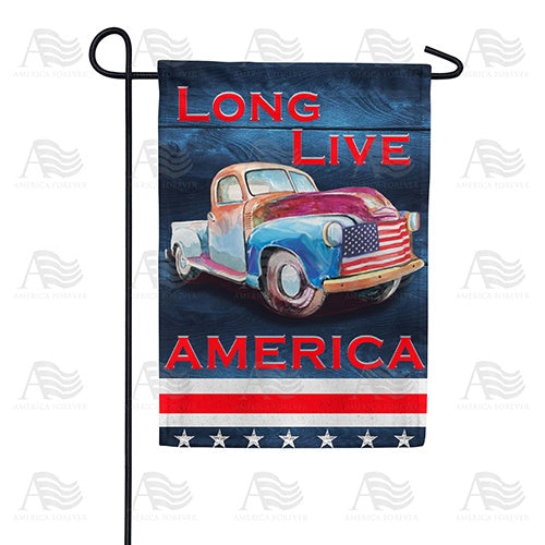 Long Live America Double Sided Garden Flag