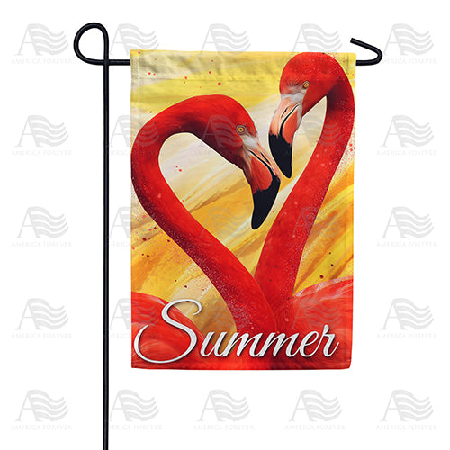 Flamingo Summer Double Sided Garden Flag
