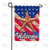 Wooden Star Welcome Double Sided Garden Flag