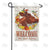 Floral Cow Welcome Double Sided Garden Flag