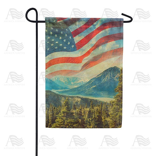 America Forever Let Freedom Ring! Double Sided Garden Flag