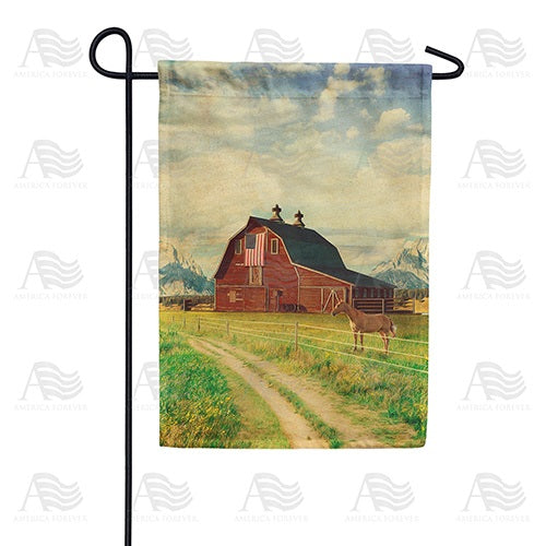 On Hay And Grain Watch Double Sided Garden Flag