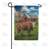 Old Hay Barn Double Sided Garden Flag