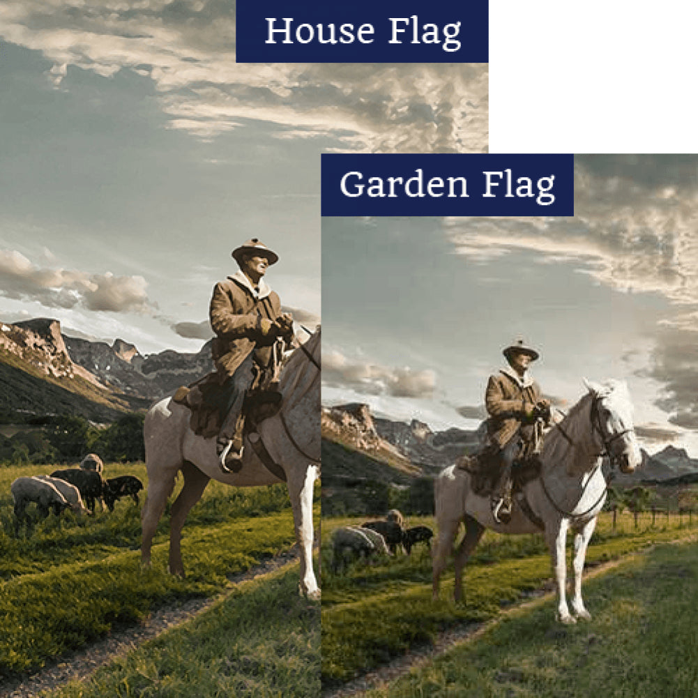 Tall In The Saddle Double Sided Flags Set (2 Pieces)
