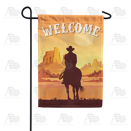 Long Ride Ahead Double Sided Garden Flag