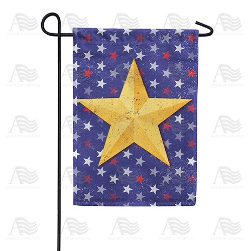 Speckled Star Double Sided Garden Flag