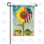 Old Glory Sunflower Double Sided Garden Flag