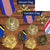 Patriotic Medals Flags Set (2 Pieces)