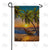 Tropical Maroon Double Sided Garden Flag