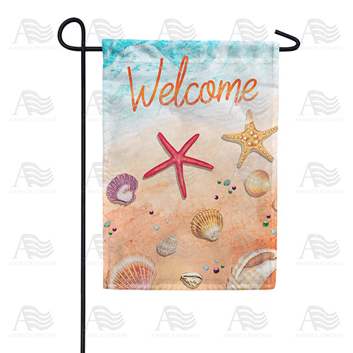 Sea Shore Treasures Double Sided Garden Flag