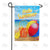 Hello Summer Beach Double Sided Garden Flag