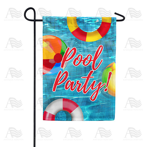 Everyone In The Pool! Double Sided Garden Flag