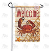 Summer Seafood Welcome Double Sided Garden Flag