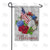 Patriotic Grapevine Wreath Double Sided Garden Flag