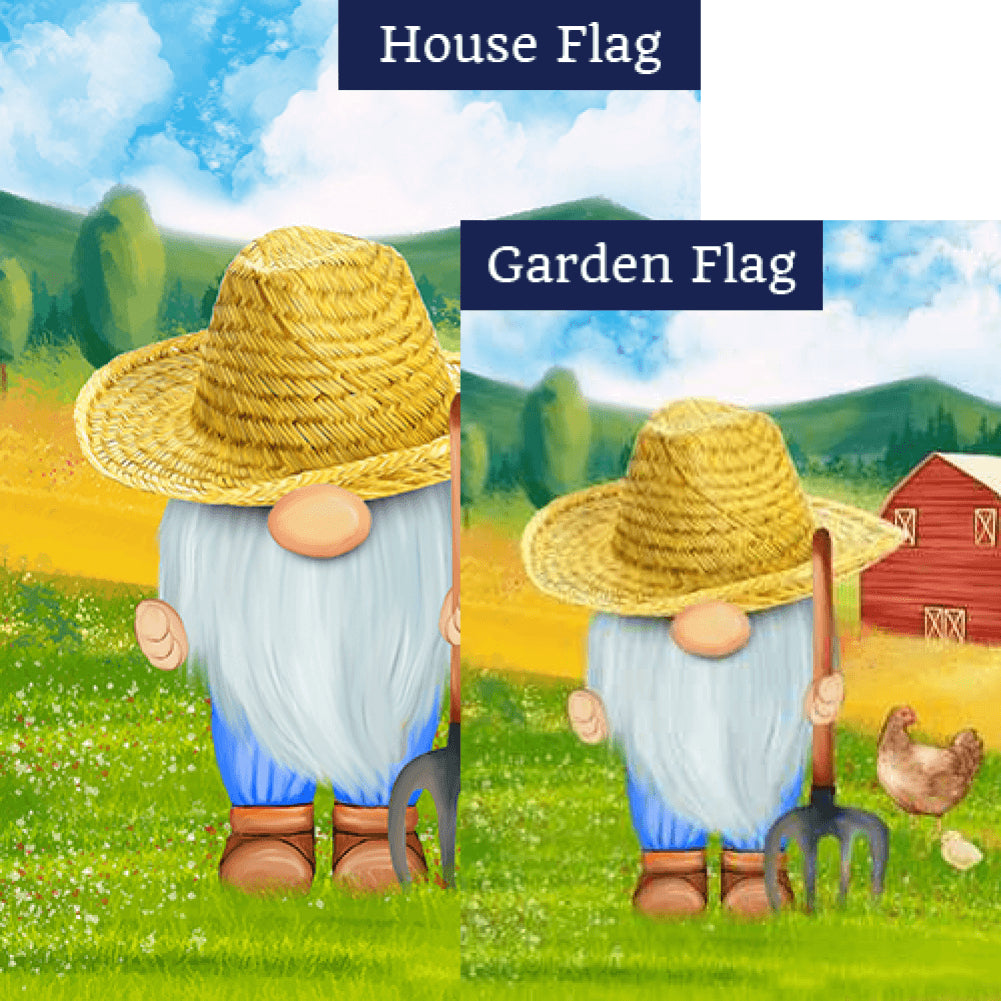 Old MacDonald Gnome Flags Set (2 Pieces)