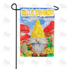 Summer Mushroom Gnome Double Sided Garden Flag