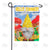 Summer Mushroom Gnome Double Sided Garden Flag