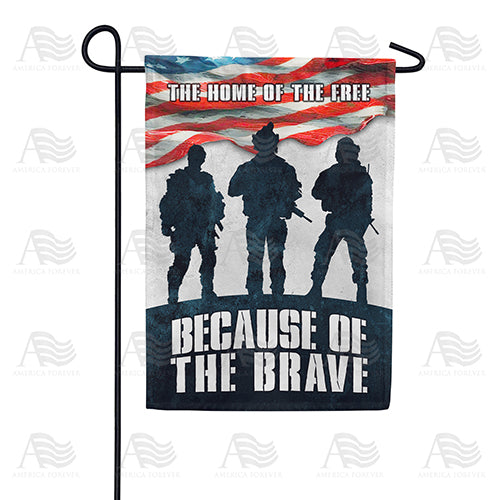 America's Brave Military Double Sided Garden Flag