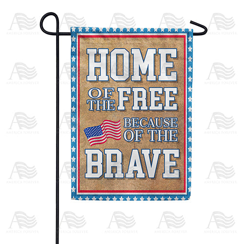 Freedom Sign Double Sided Garden Flag