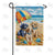 Puppy Beach Day Double Sided Garden Flag