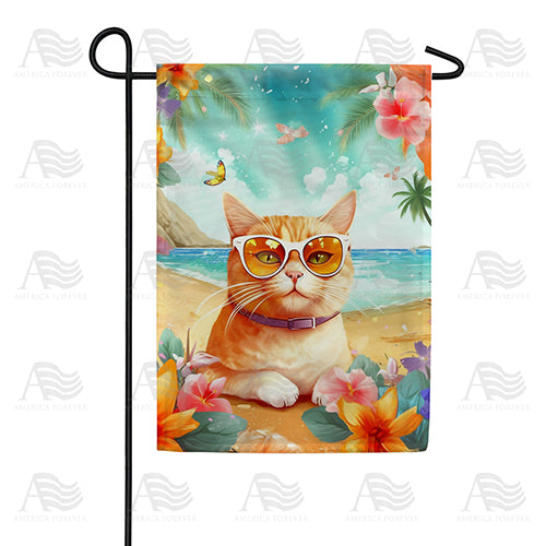 Fiji Feline Double Sided Garden Flag