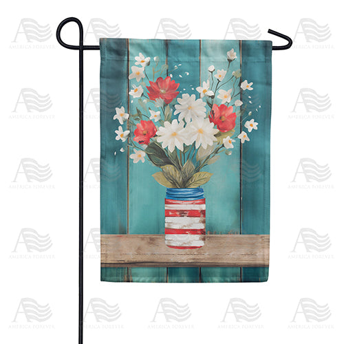 Red & White Bouquet By Blue Barn Double Sided Garden Flag