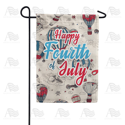 An Uplifting Fourth! Double Sided Garden Flag