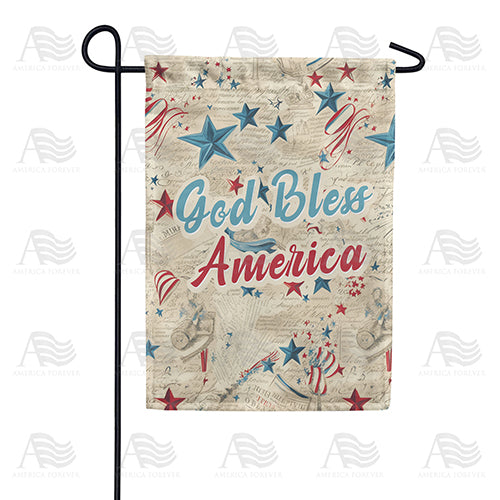 Our Founding Fathers' Words Double Sided Garden Flag