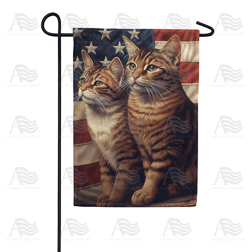 Pawsitively Patriotic Proud Double Sided Garden Flag