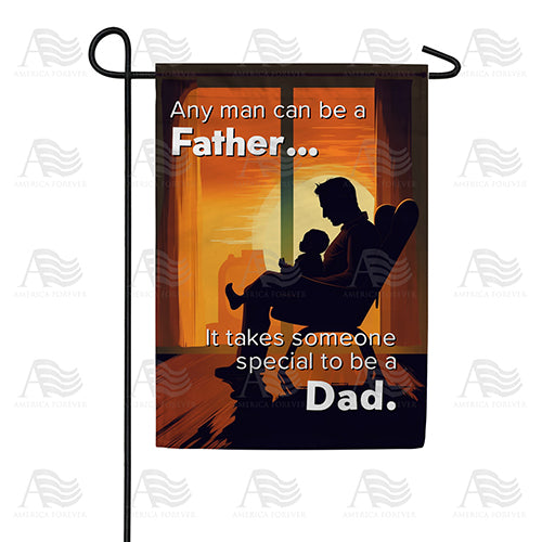 Special Man To Be Dad Double Sided Garden Flag