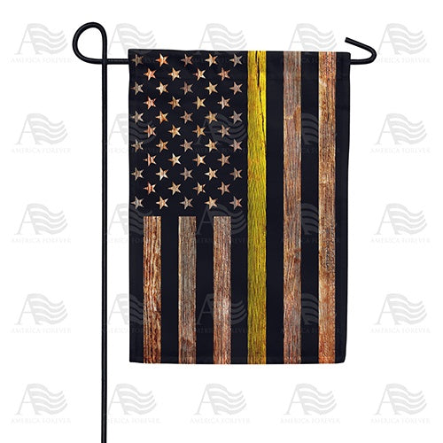 Thin Yellow Line Double Sided Garden Flag