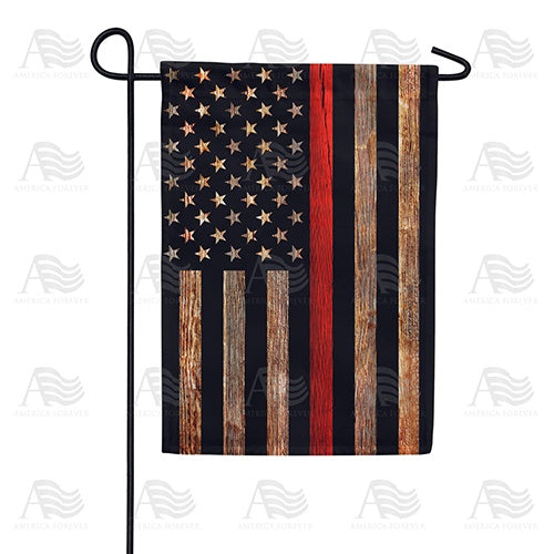 America Forever Thin Red Line Double Sided Garden Flag