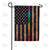 Thin Rainbow Line Double Sided Garden Flag