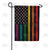 Gay Pride Thin Rainbow Line Double Sided Garden Flag