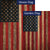 United States of America Wood-Style Double Sided Flags Set (2 Pieces)