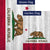 California State Wood-Style Double Sided Flags Set (2 Pieces)
