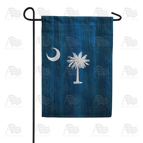 South Carolina State Wood-Style Double Sided Garden Flag