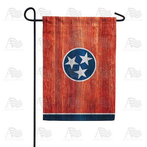Tennessee State Wood-Style Double Sided Garden Flag