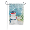 Let It Snow Watercolor Double Sided Garden Flag