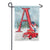 Happy Holidays America Monogram Double Sided Garden Flag