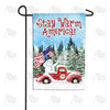 Stay Warm America Double Sided Garden Flag