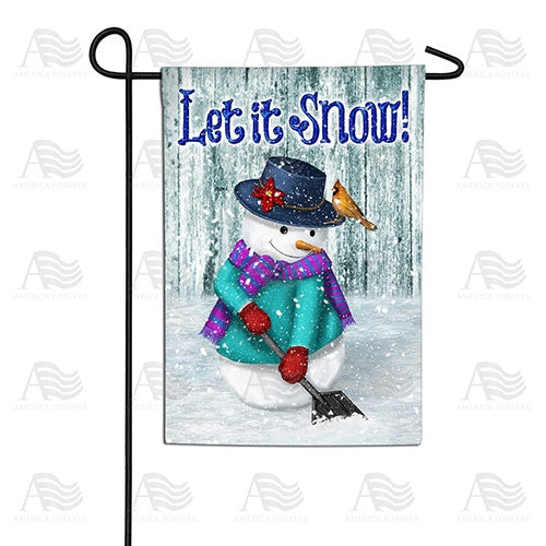 Just Keep Shovelin' Double Sided Garden Flag